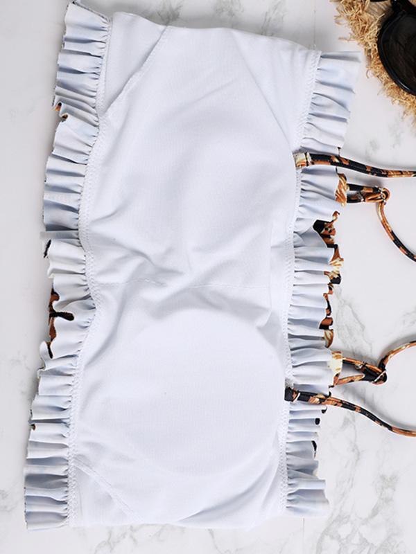 Smock Bandeau Bikini Set