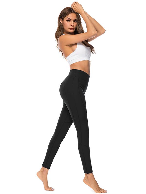 Solid High Waist Leggings