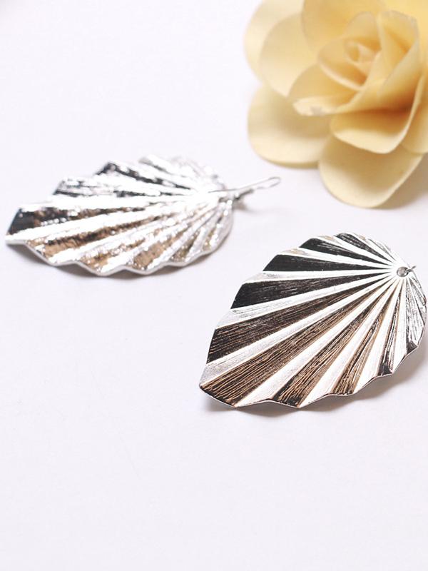 Irregular Leaf Earrings Accessories