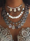 Bohemia Coin Tassels Necklaces Accessories