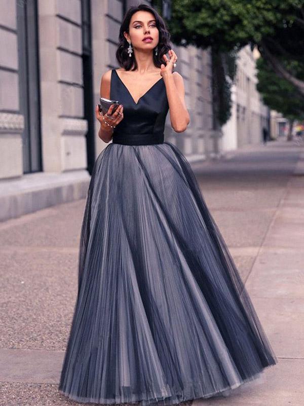 Bohemia V-Neck Maxi Evening Dress