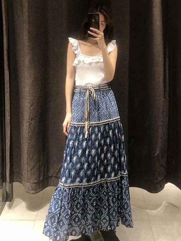 Fashion Printed Empire Skirt