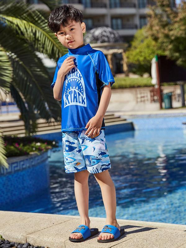 AONIHUA Sharks Printed Little Boy Swimwear