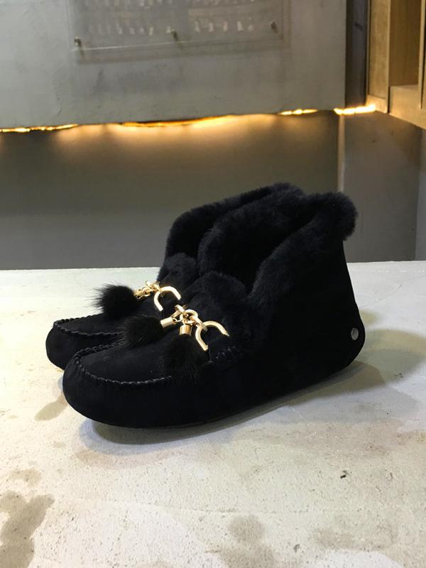 Female Winter Velvet Tassel Fur Ball Snow Boots Uggs