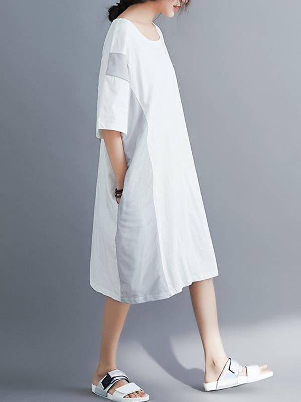 New Loose Oversize Split-joint Dress