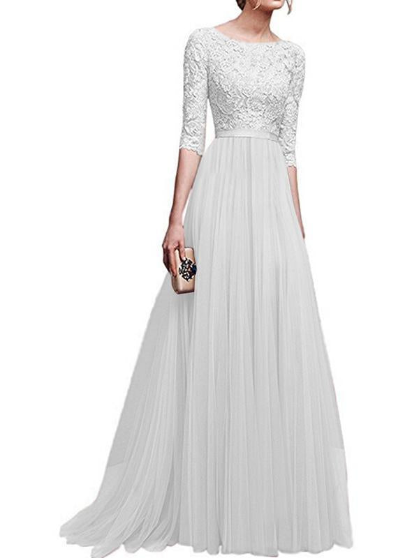 Elegant Chiffon Waisted Evening Dress