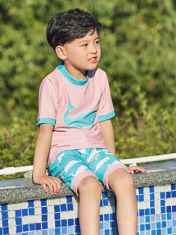 AONIHUA Whale Printed Boy Swimwear