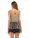 2019 Short Style Sleeveless Fringed Top