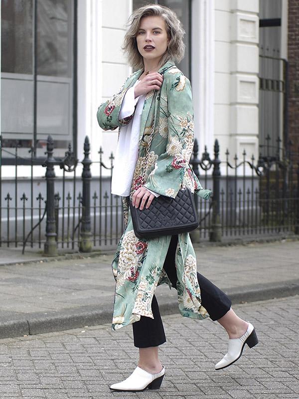 Fashion Floral Printed Cover-up Outwear