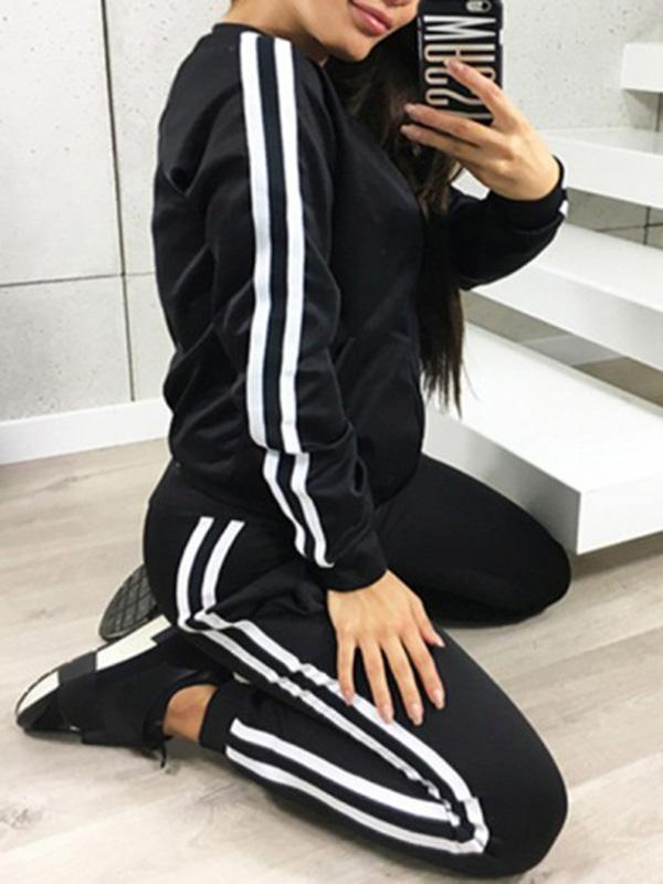 Casual Strap Long Sleeves Yoga&Gym Suits