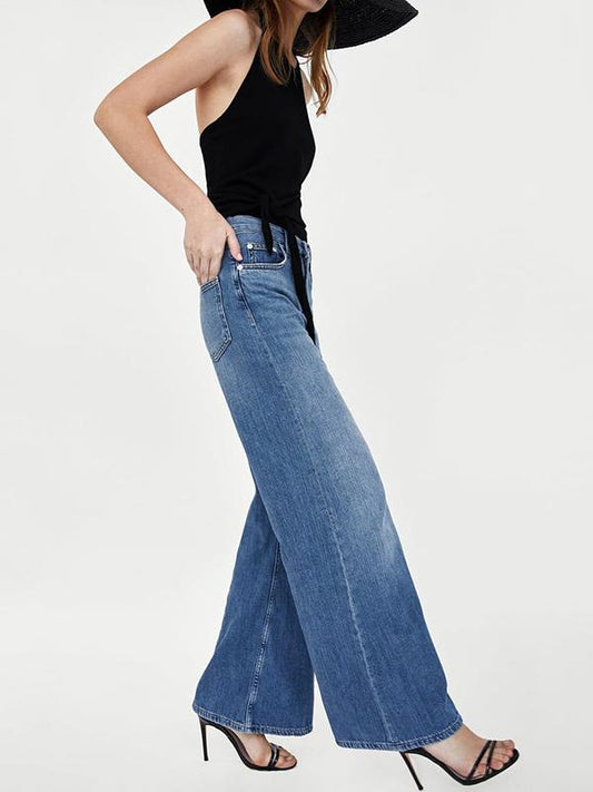 High Waist Wide Legs Jeans