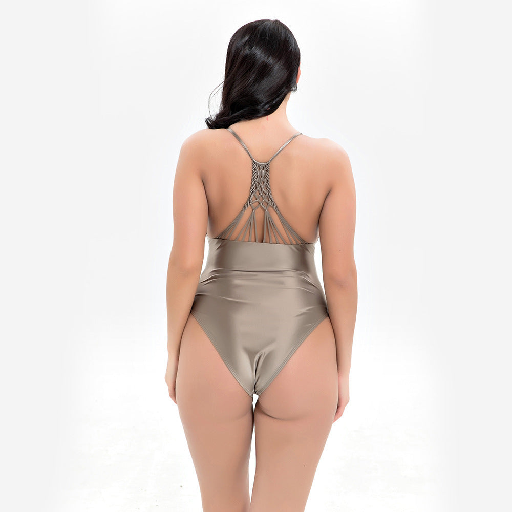 Women's plus-size ONE-PIECE swimsuit