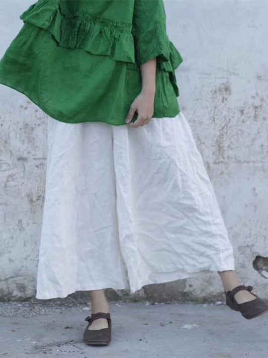 Super Loose Linen Cotton Pants