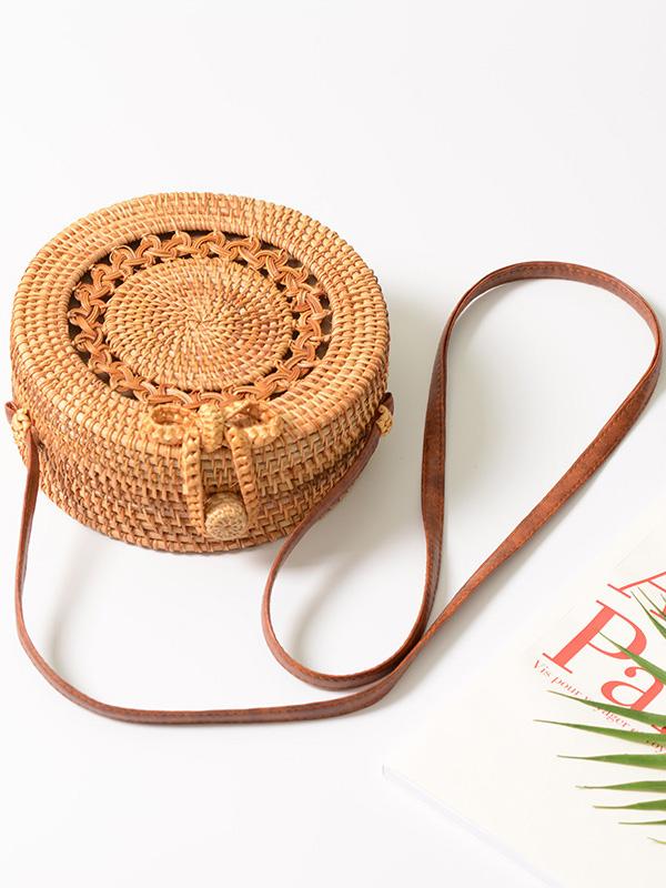 Rattan Hollow Forest Handmade Bohemia Bag