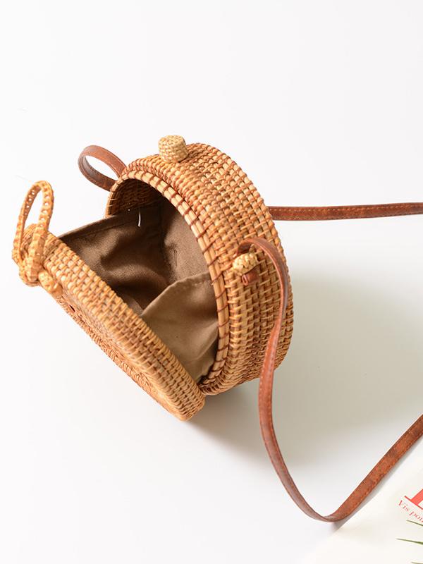 Rattan Hollow Forest Handmade Bohemia Bag