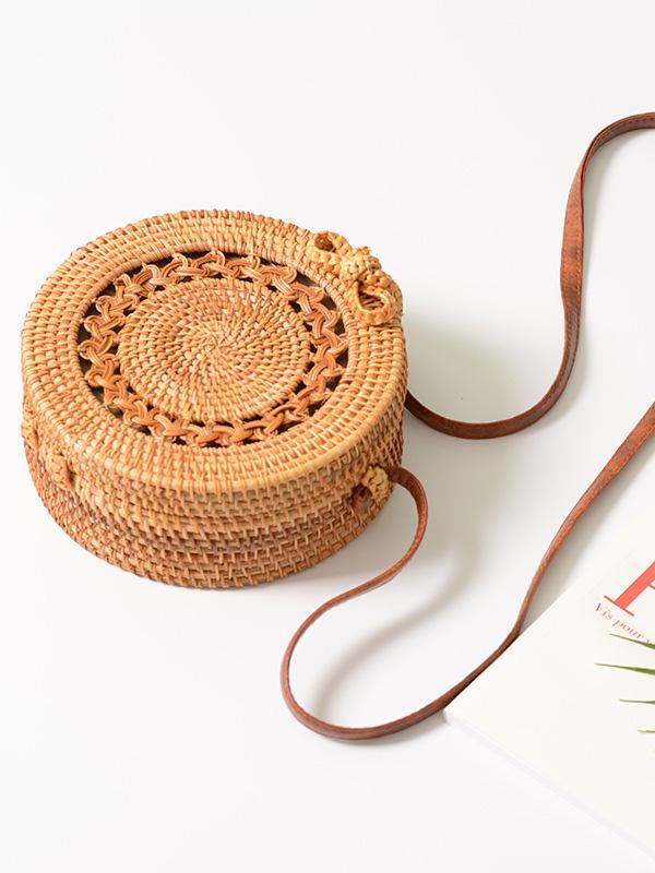 Rattan Hollow Forest Handmade Bohemia Bag