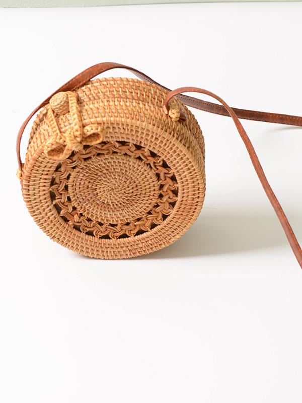 Rattan Hollow Forest Handmade Bohemia Bag