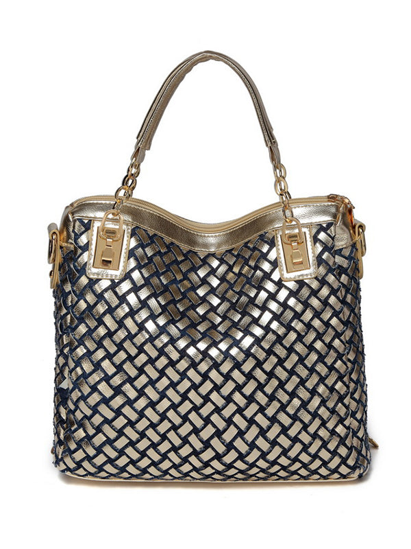 Vertical casual rhinestone women's bag