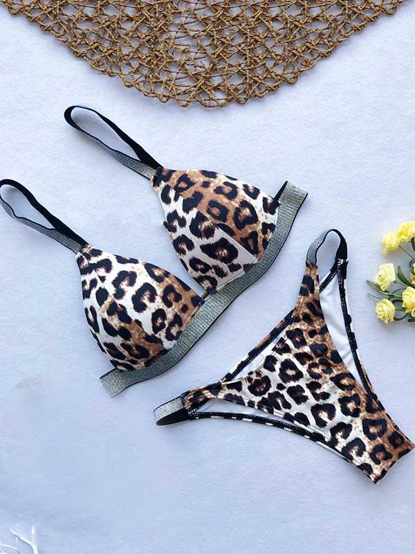 Scrunch Contrast Bikini Set