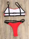 Backless Bandeau Bikinis Swimwear