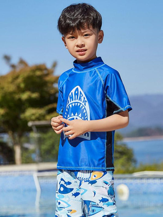 AONIHUA Sharks Printed Little Boy Swimwear