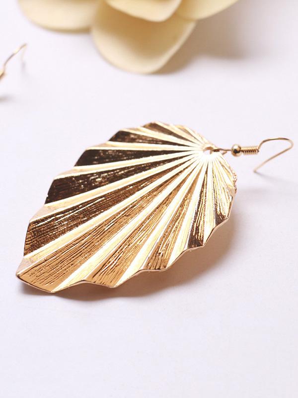 Irregular Leaf Earrings Accessories