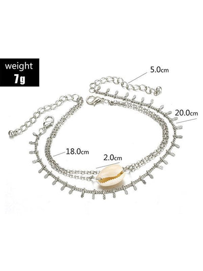 Beautiful Circle Shell Footchain Accessories