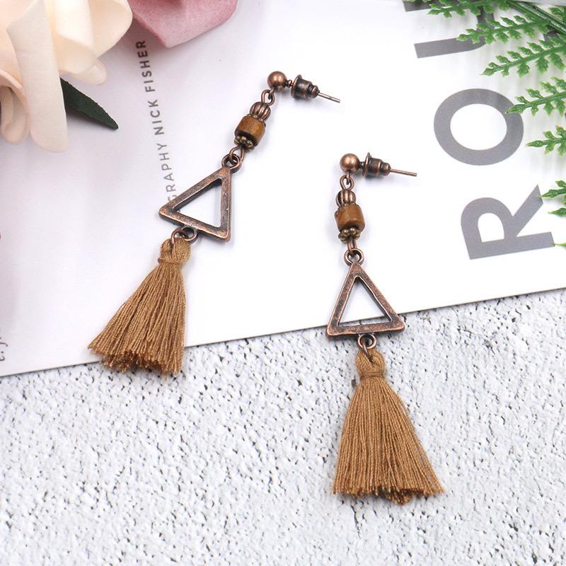 5 COLOR New fashion bohemian earrings tassel ladies personalized jewelry earrings