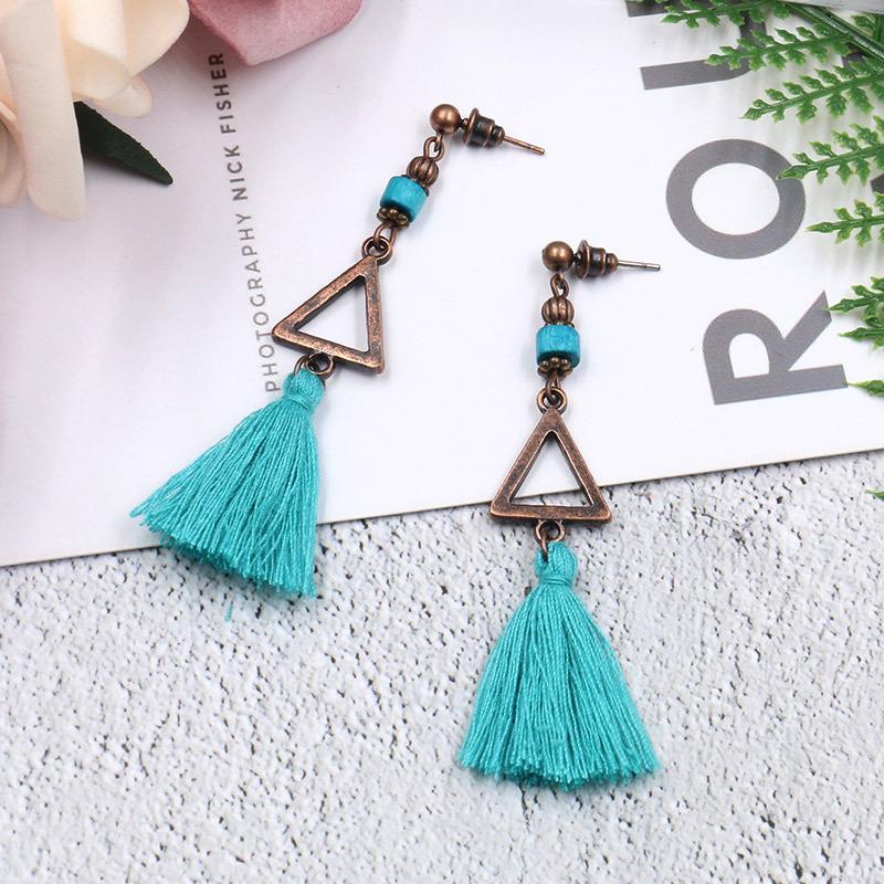 5 COLOR New fashion bohemian earrings tassel ladies personalized jewelry earrings