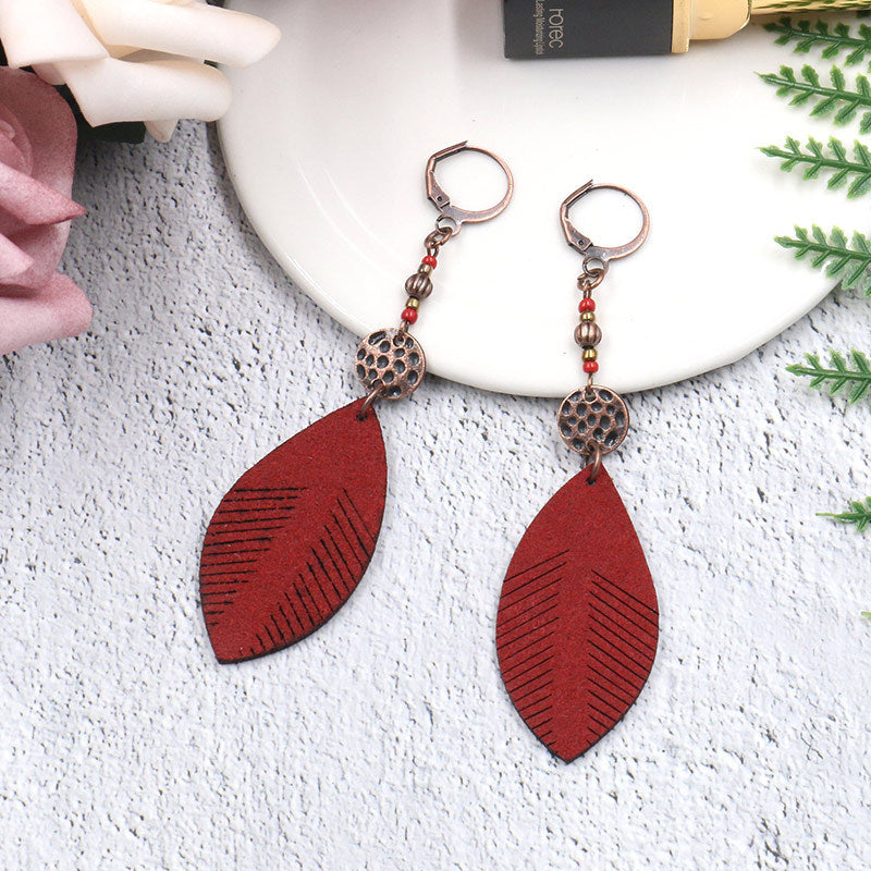 Bohemian Leaf Earrings