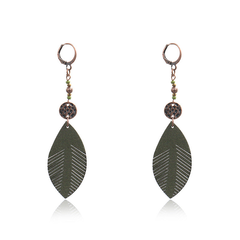 Bohemian Leaf Earrings