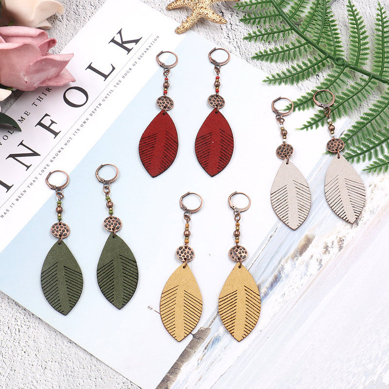 Bohemian Leaf Earrings