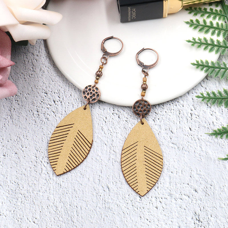 Bohemian Leaf Earrings