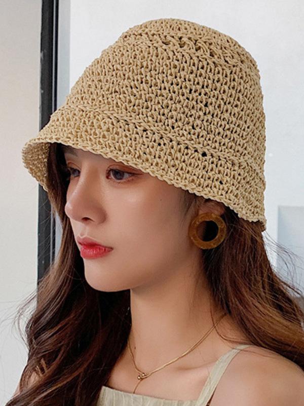 Leisure Handmade Sun-Protection Straw Hat