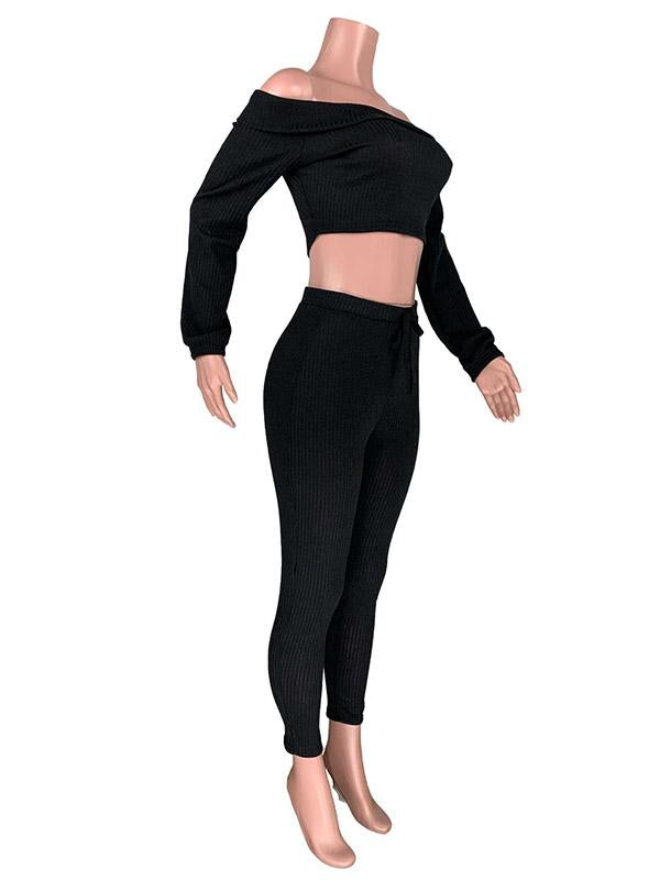 Fashion Hot Sexy Solid Leisure Sports Suits