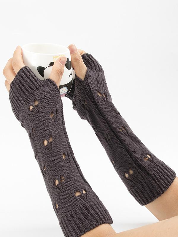 Knitted Hollow 6 Colors Sleevelet Accessories