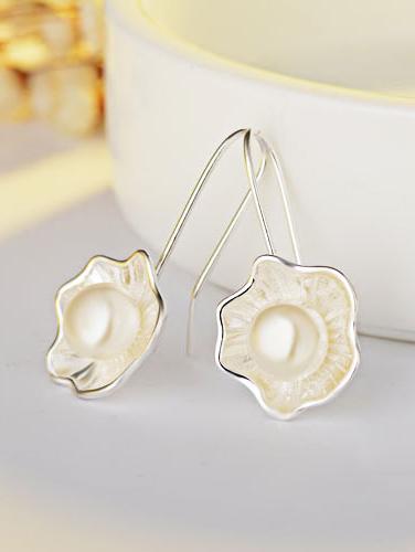 Lotus Pearl Fresh Earrings