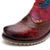 Casual vintage ethnic style Handmade Leather Boots
