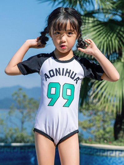 AONIHUA Sweet Girl One Piece Swimwear