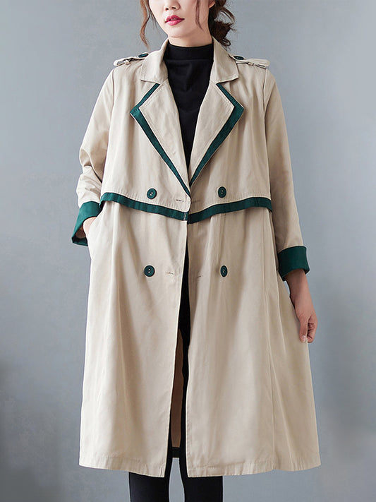 Urban Buttoned Split-Joint Trench Coat Outerwear