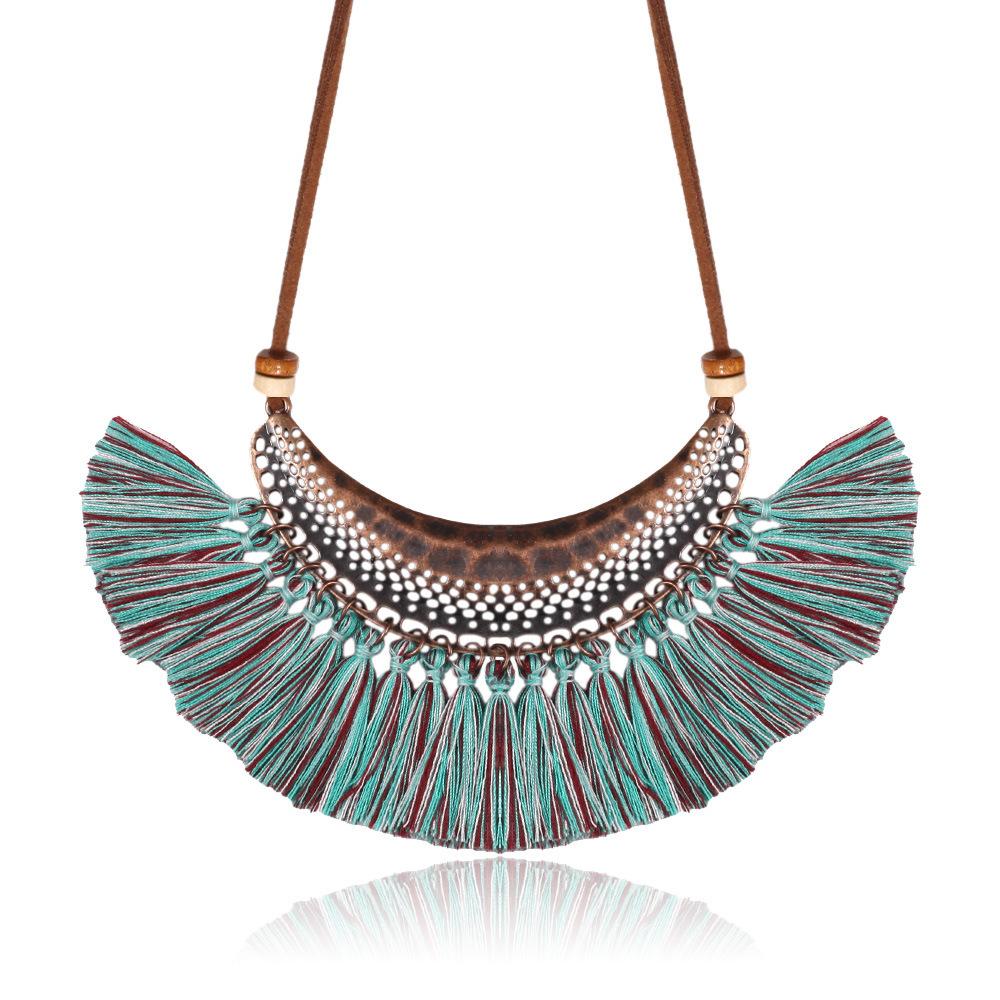 Fashion tassel Retro necklace