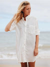 Beach Solid Sun-proof Shirt Cover-ups