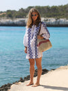 V-neck Printed Swimwear Cover-up