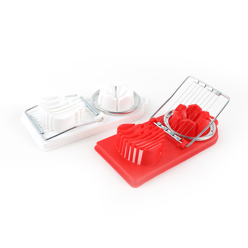 2 in 1 Egg Slicer Sectioner Cutter Egg Mold Flower Kitchen Gadgets