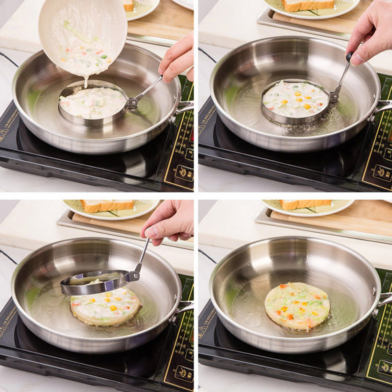 Omelette Stainless Fried Egg Frying Mold Kitchen Gadgets