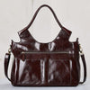 Irregular Retro Leather Women Shoulder Bag