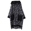 Loose Floral Women Autumn Hooded Dress