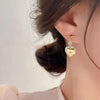 S925 Silver Needle Star Heart T-shaped Earrings