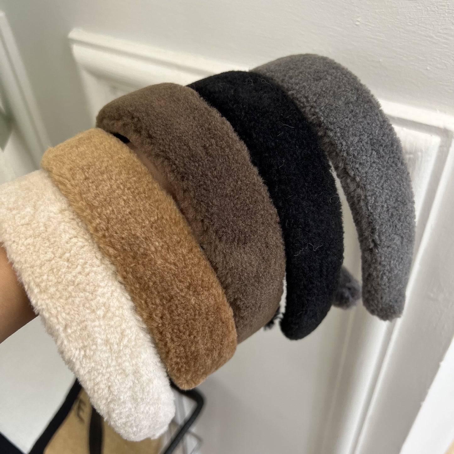 Plush wide edge Hair Bands