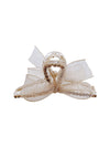 Mesh bow Hair Clips